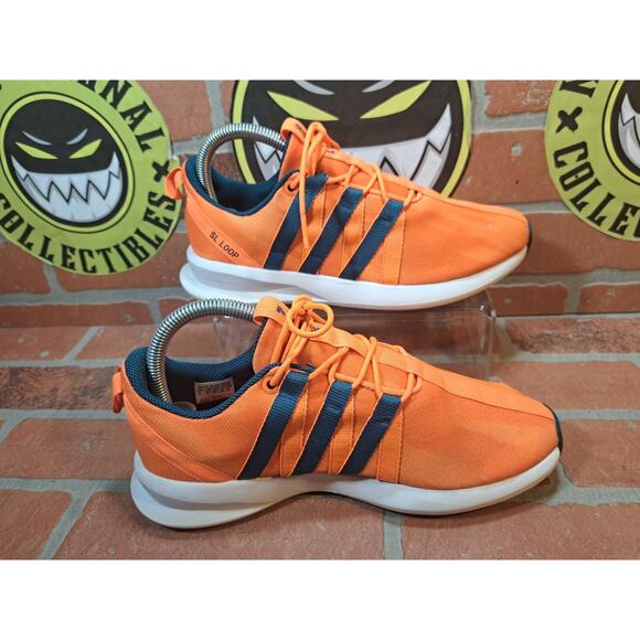 Adidas Sl Loop Runner Orange Blue Men's US Size 6 - Picture 2 of 6
